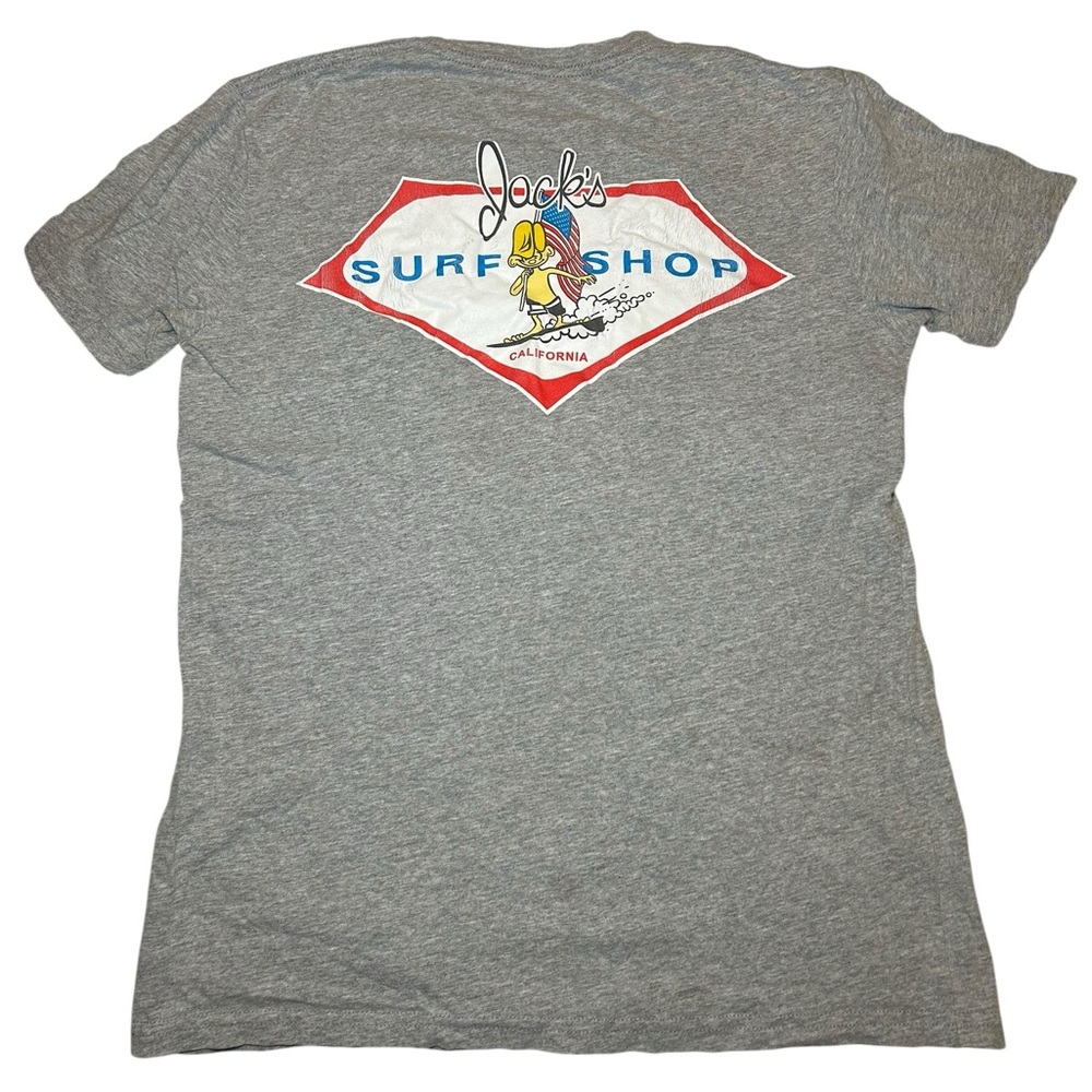 Jack’s Surf Shop Gray Graphic Men's Short Sleeve Tee